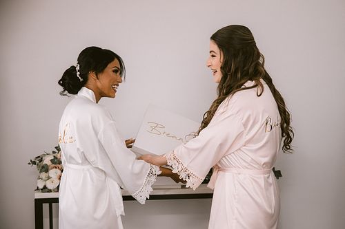 Bride Getting Ready