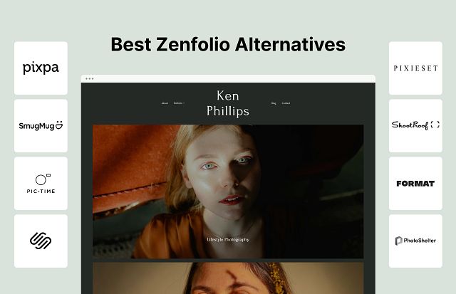 Les 8 meilleures alternatives à Zenfolio en 2026 (classement et comparaison)
