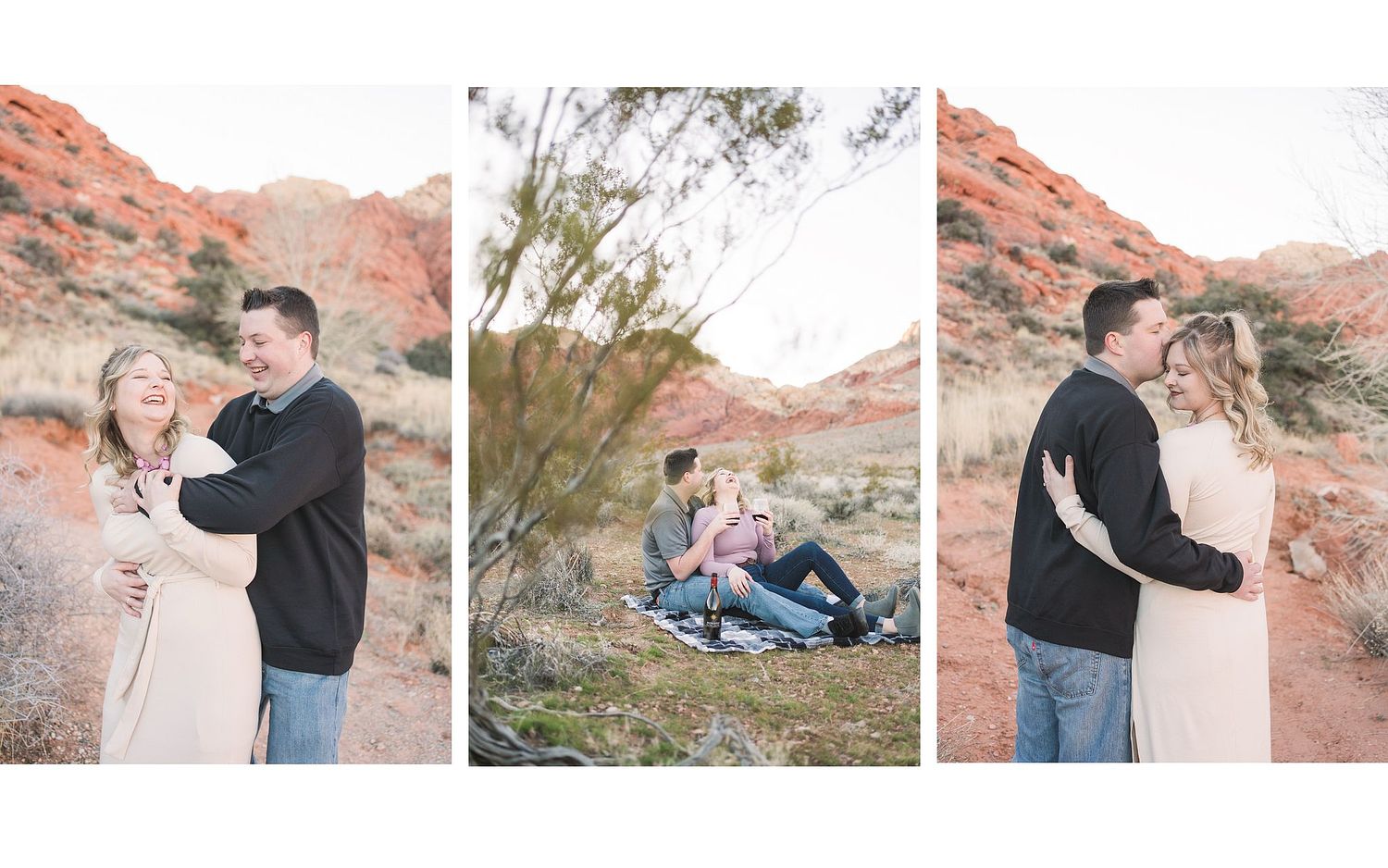 Engagement Photoshoot at Red Rock Canyon, Las Vegas Nevada