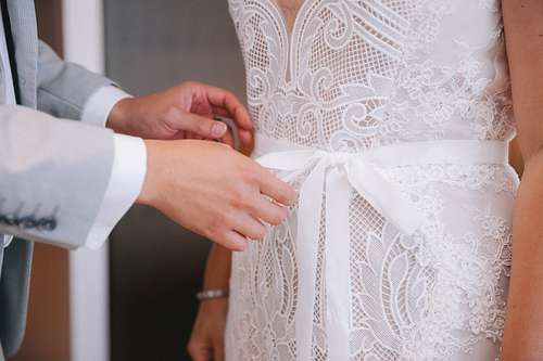 Bride Getting Ready