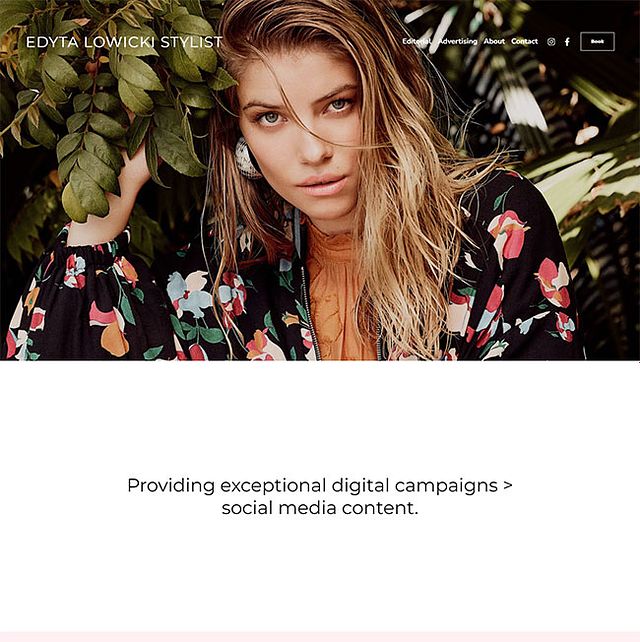 Edyta Lowicki Portfolio Website Examples