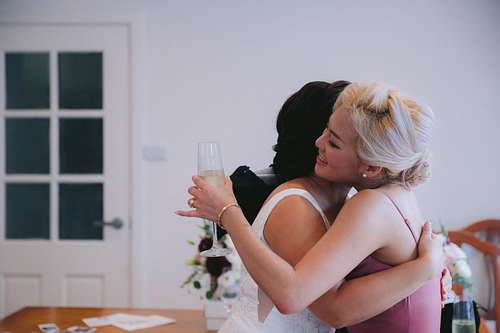 Bride Getting Ready