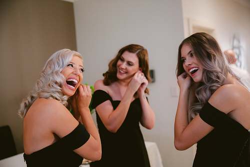 Bride Getting Ready