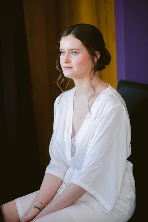 Bride Getting Ready