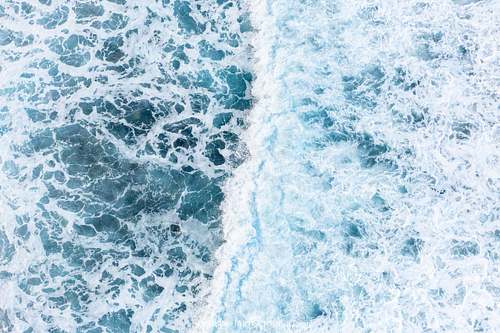 Crashing waves
