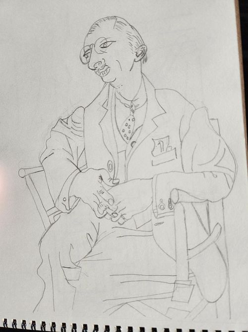 My Drawing - Man