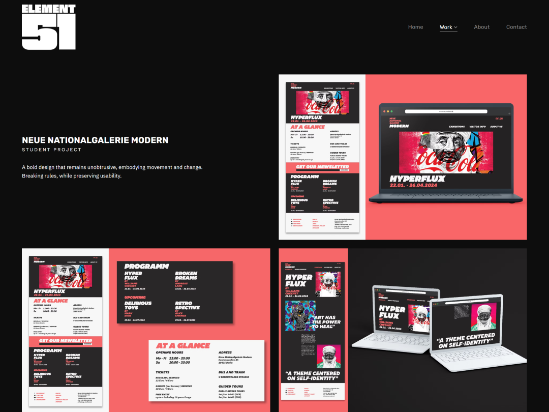 Elemento 51 - Portafolio de diseño web