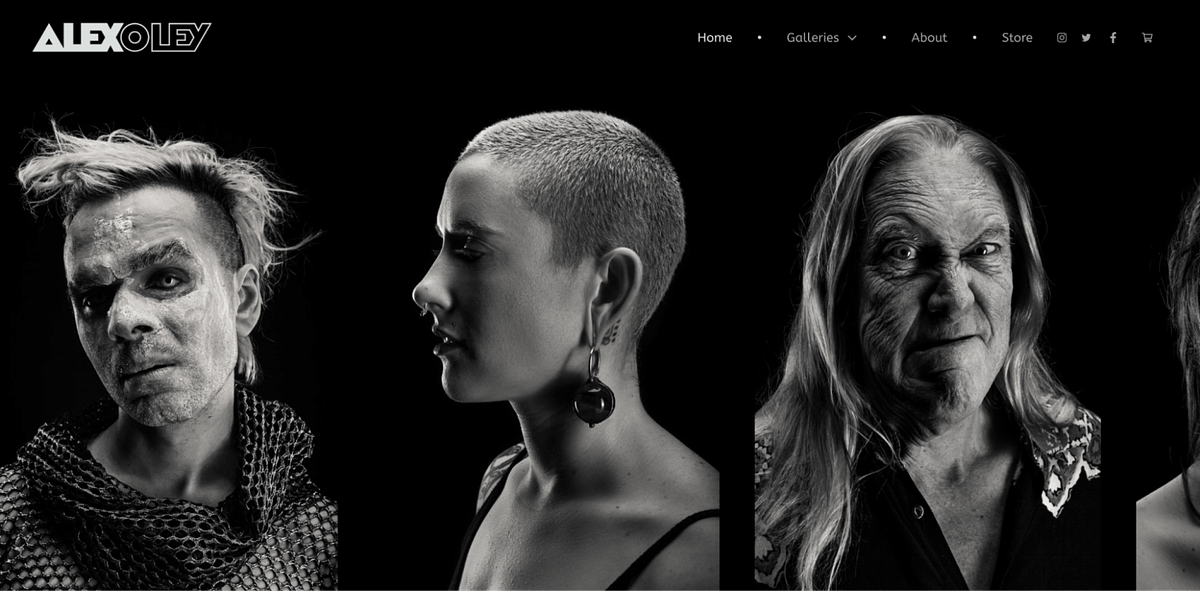 Portfolio de photographies en noir et blanc d'Alexoly
