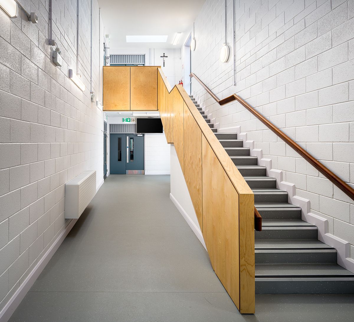 St. Mary's College Science Labs Extension: Interior Staircase, A