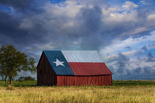 Texas Flag Barns