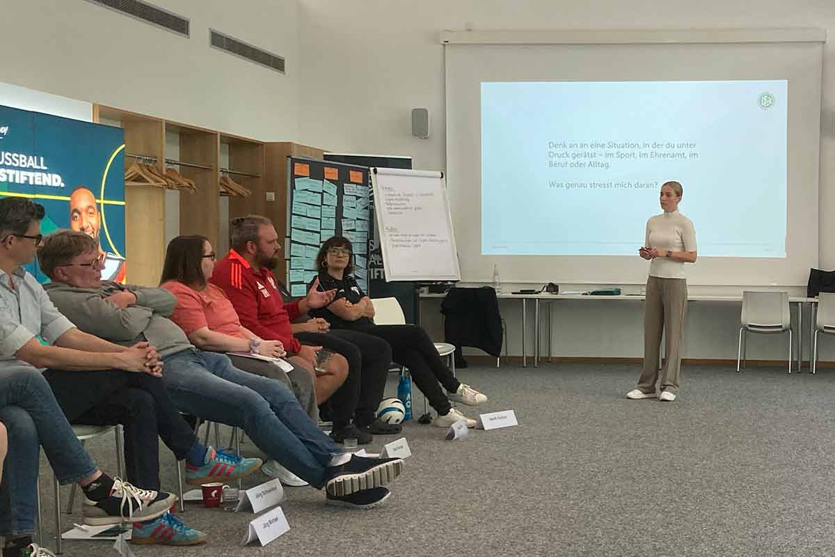Die Psychiaterin von Hertha BSC führte durch den Kurs