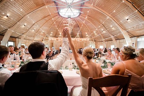 A reception that flows naturally