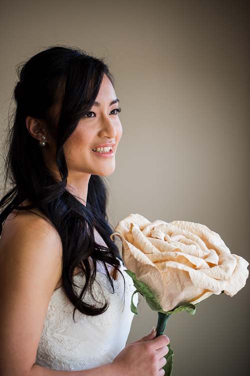 Bride Getting Ready