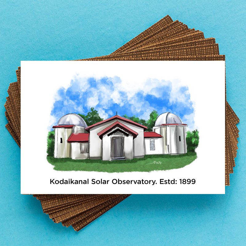 KODAI SOLAR OBSERVATORY - 10 POSTCARDS