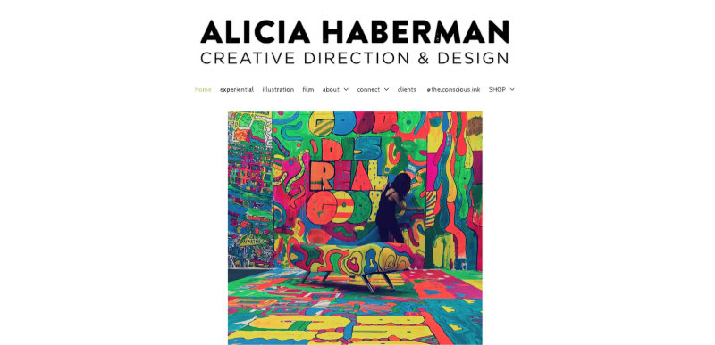 sito web di Alicia Haberman