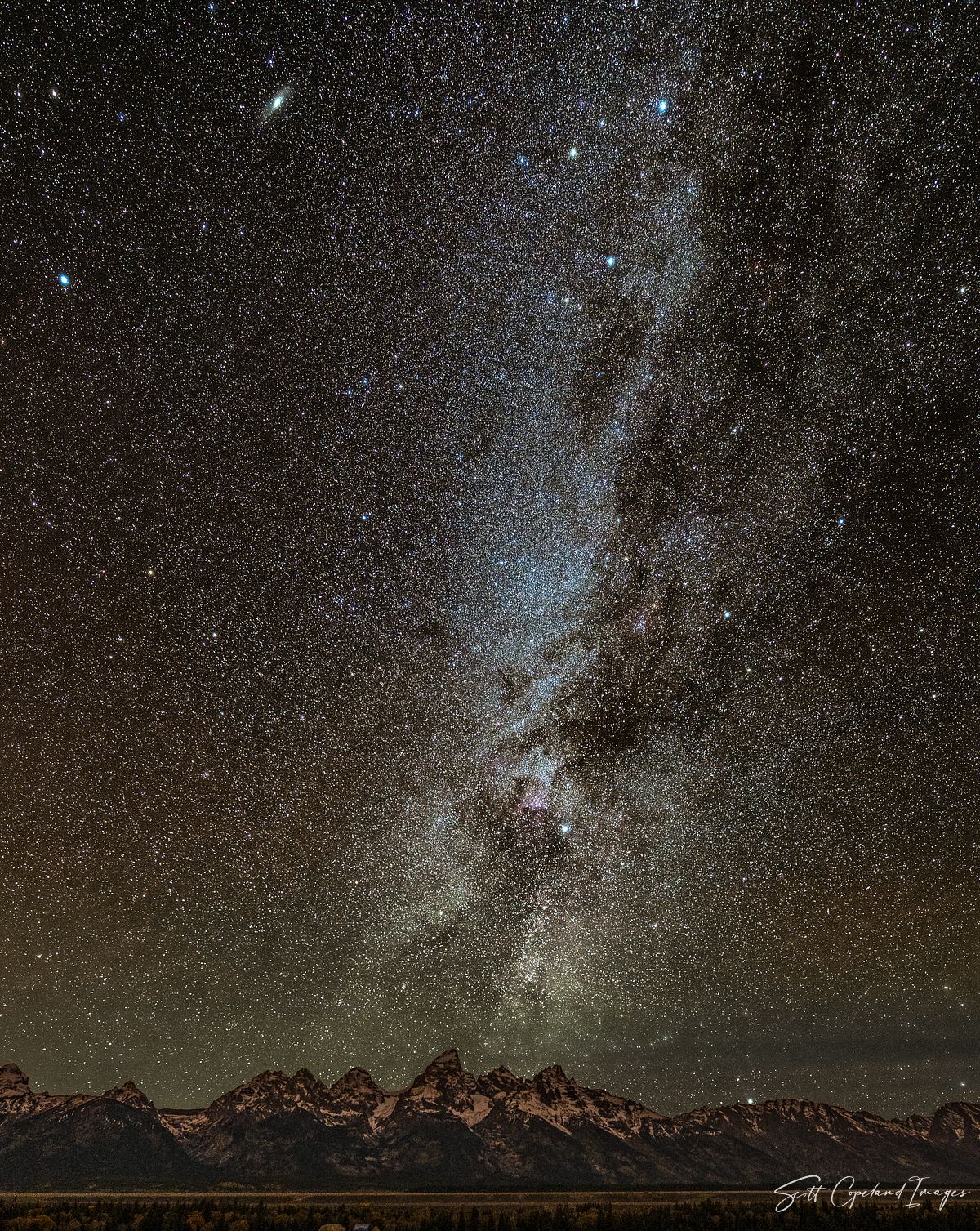 Grand Teton New moon