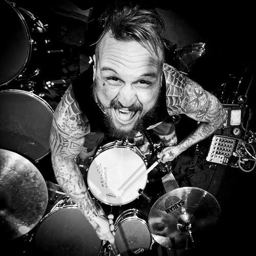 Jeremy Colson of Steve Vai Band Drummer Aerial View - Photography by Igor RockXposure