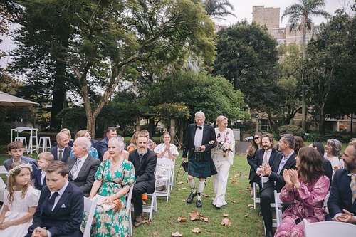 Wedding Ceremony at Chiswick Woollahra