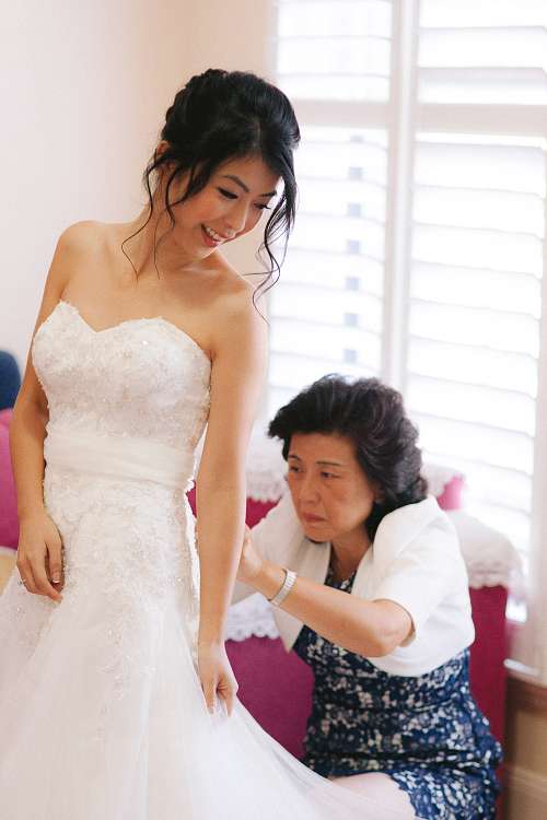 Bride Getting Ready