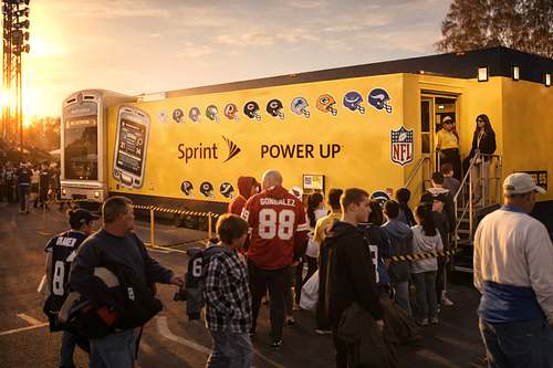 Sprint NFL tour experience, late 2000s