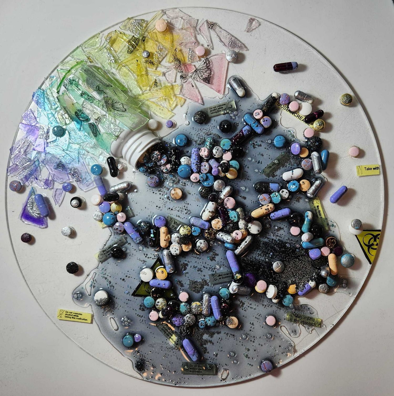 Mixed media, by Elle Rosen.