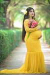 DP012 - Yellow Net Gown