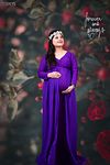 DP007 - Purple Maternity Gown