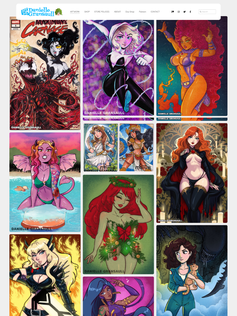 Danielle Gransaull Digital Art Portfolio