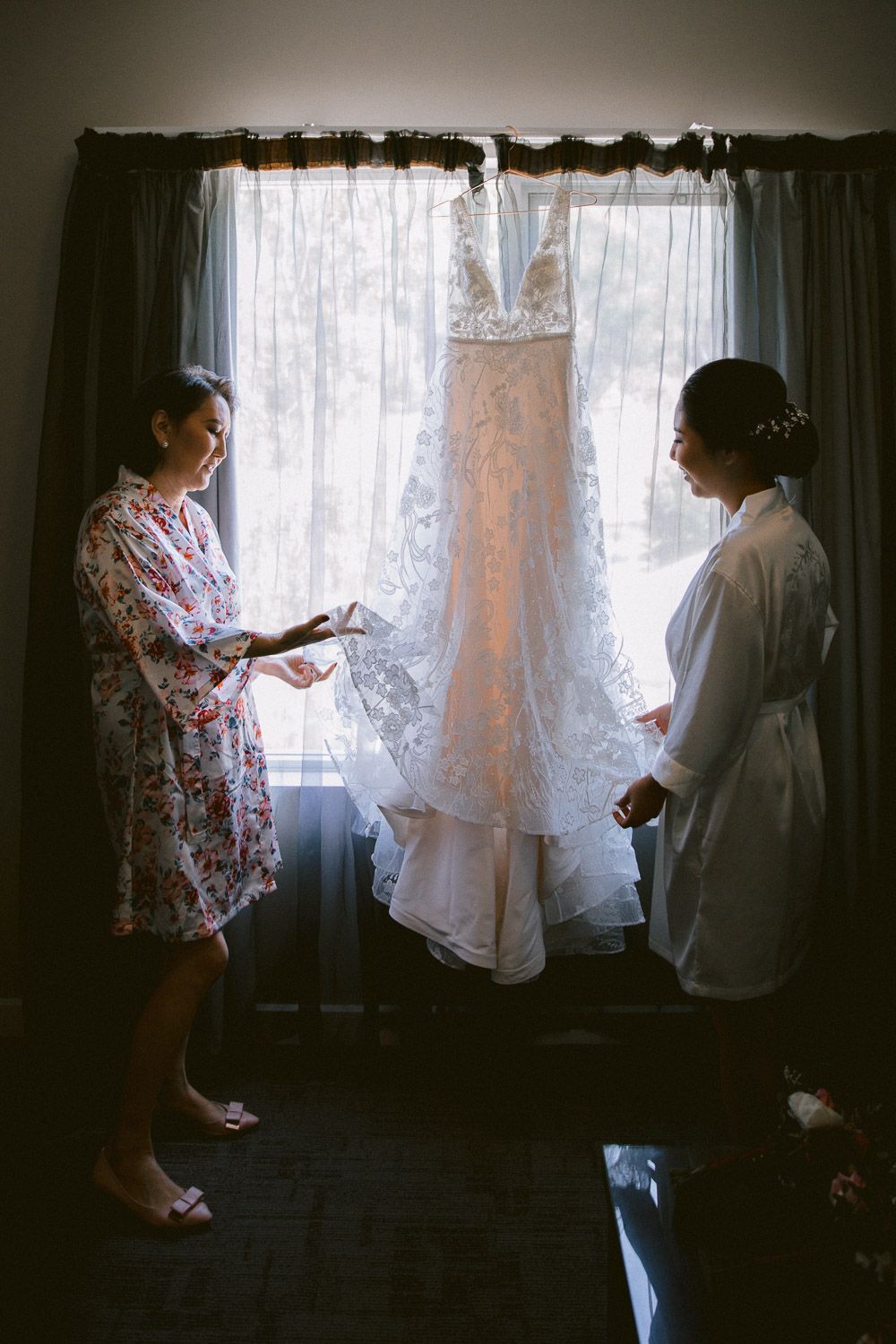Bride Getting Ready