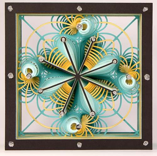 Die-cut Cardstock Complex Function Sculptures
