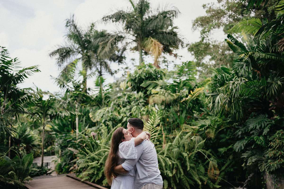 Photographer capturing engagement at Nayara Springs Costa Rica