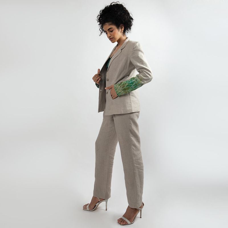 Ice Creeper Embroidered Blazer