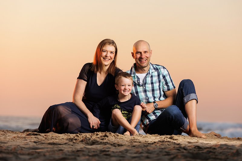 Sunrise Family Memories with Kirsten at Trafalgar Beach, South Coast