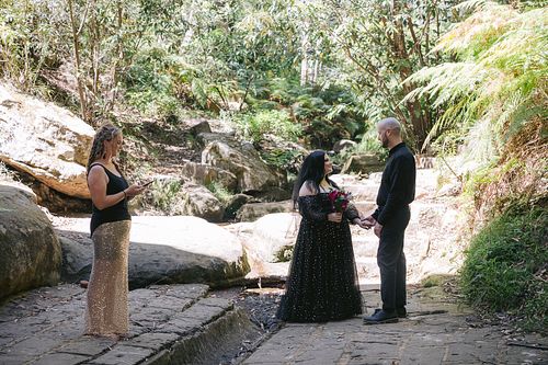 Sydney Elopement at Lennox Bridge, Blue Mountains
