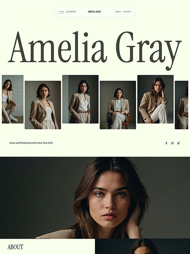 Sleek - Pixpa Portfolio Website Templates