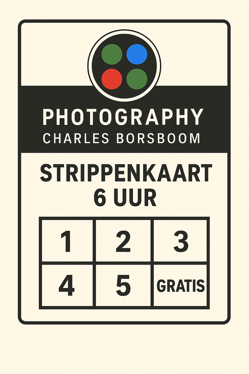 Strippenkaart 5 uur + 1 uur gratis