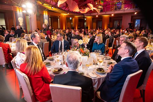 Kaja Kallas at the Henry A. Kissinger Prize ceremony at the Axica Convention Centre.