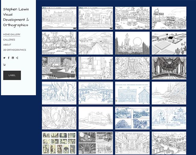 Веб-сайт анимации Стивена Льюиса