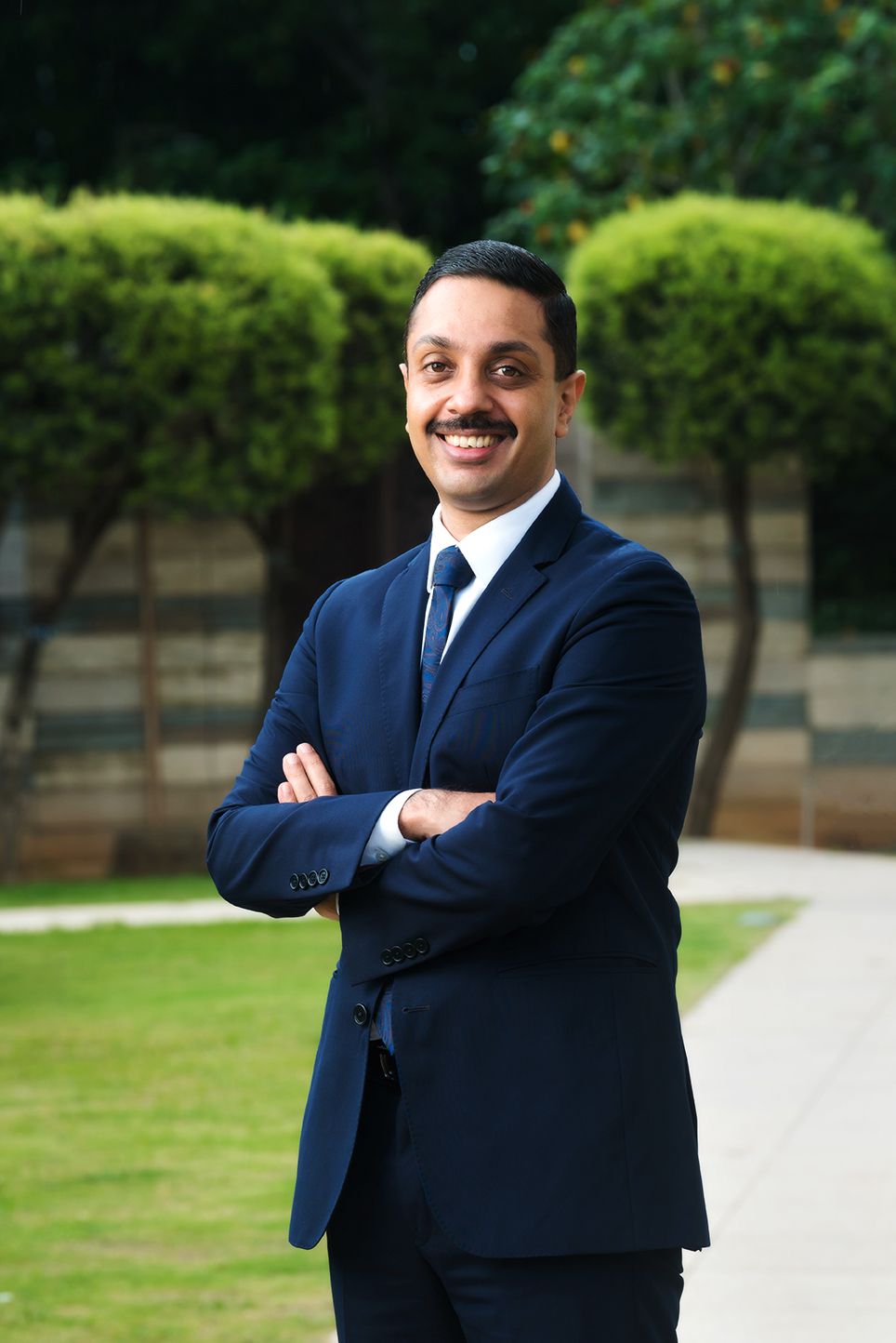 Corporate photo shoot of Hemant Tenneti at JW Marriott, Mumbai by photographer Akkil Suvarna