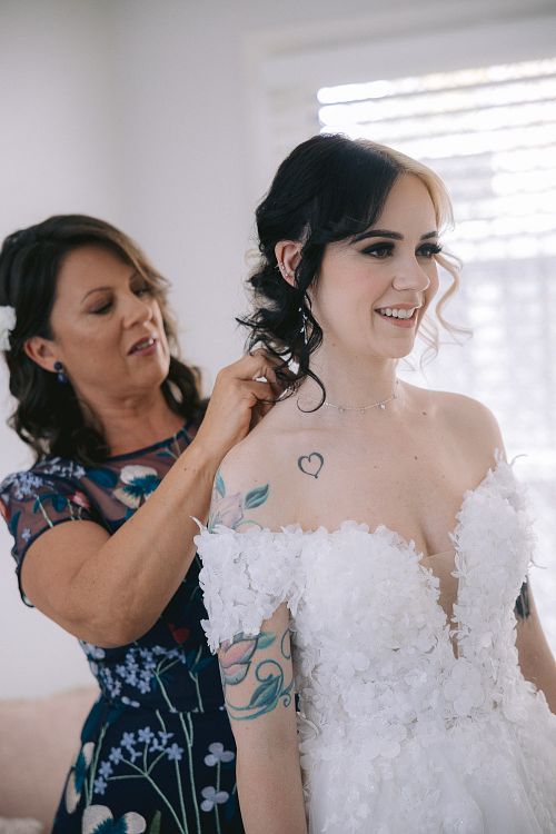 Bride Getting Ready