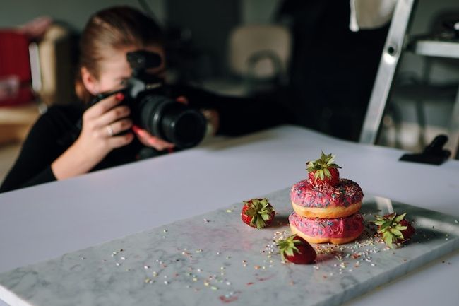 Trabajos de fotografía de alimentos