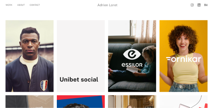 Adrien Lorets Portfolio-Website