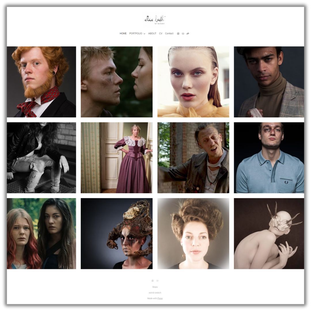 Astrid Elisabeth Stebich - SFX Portfolio-website
