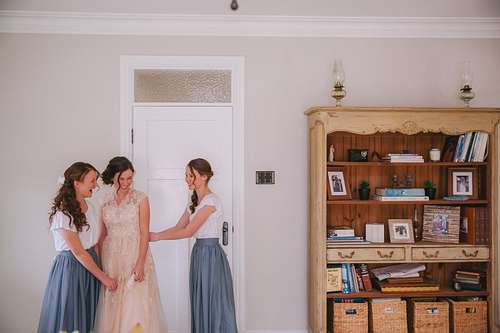 Bride Getting Ready