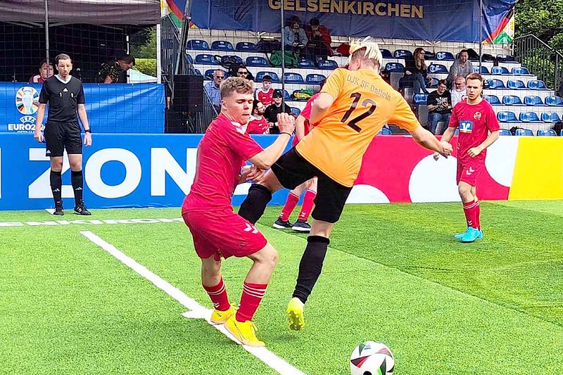 Unsportliches Verhalten von Spieler/innen im inklusiven Fußball