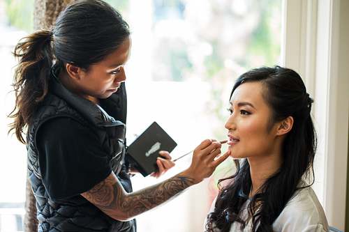 Bride Getting Ready