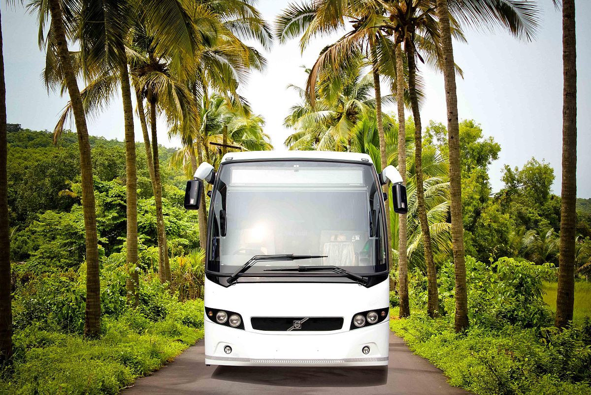 Volvo bus visuals were shot for branding & promotion across India