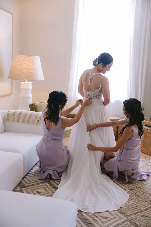 Bride Getting Ready