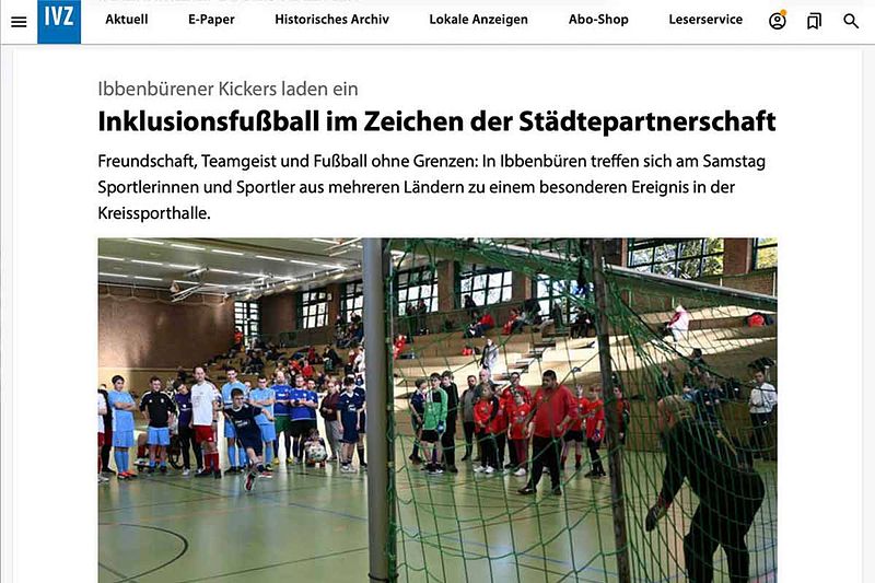 Ibbenbürener Kickers laden ein - Nicht nur Gäste aus Holland kommen
