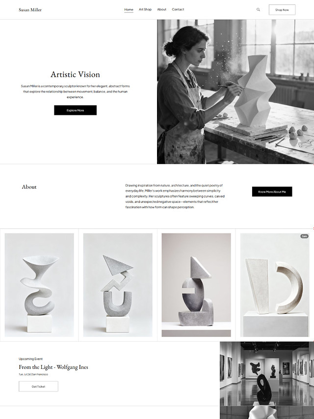 Core - Pixpa Portfolio Website Templates